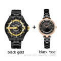 Curren Couple Watch For Lovers Stainless Steel Business Watch Women And Men Pair watches Men Wrist 2021